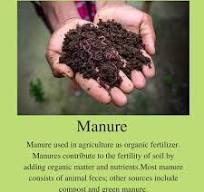 What is manure in agriculture?