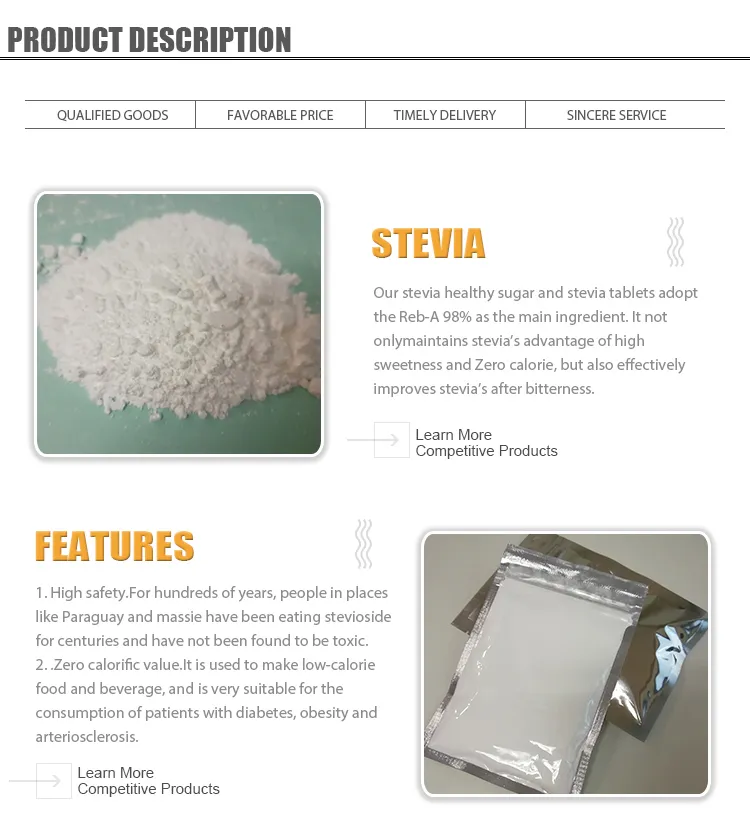 GMP High Quality Stevia Tablet