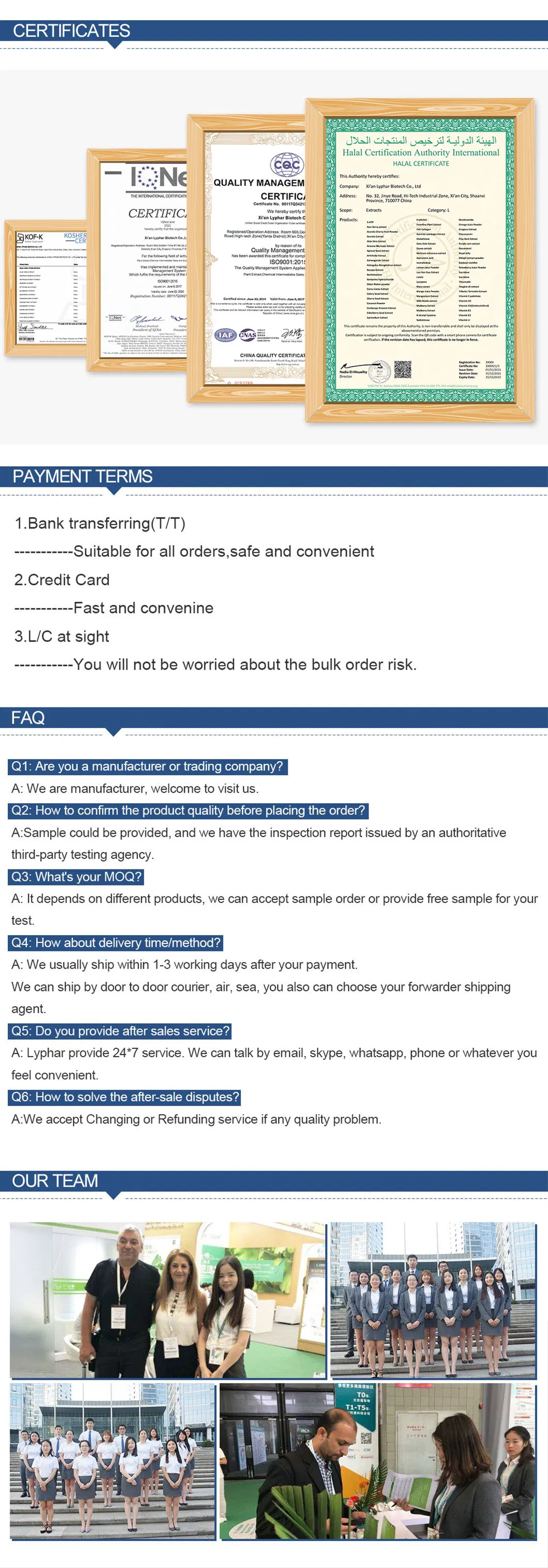 Lyphar Supply Chaga Extract Polysaccharides Chaga Mushroom Extract