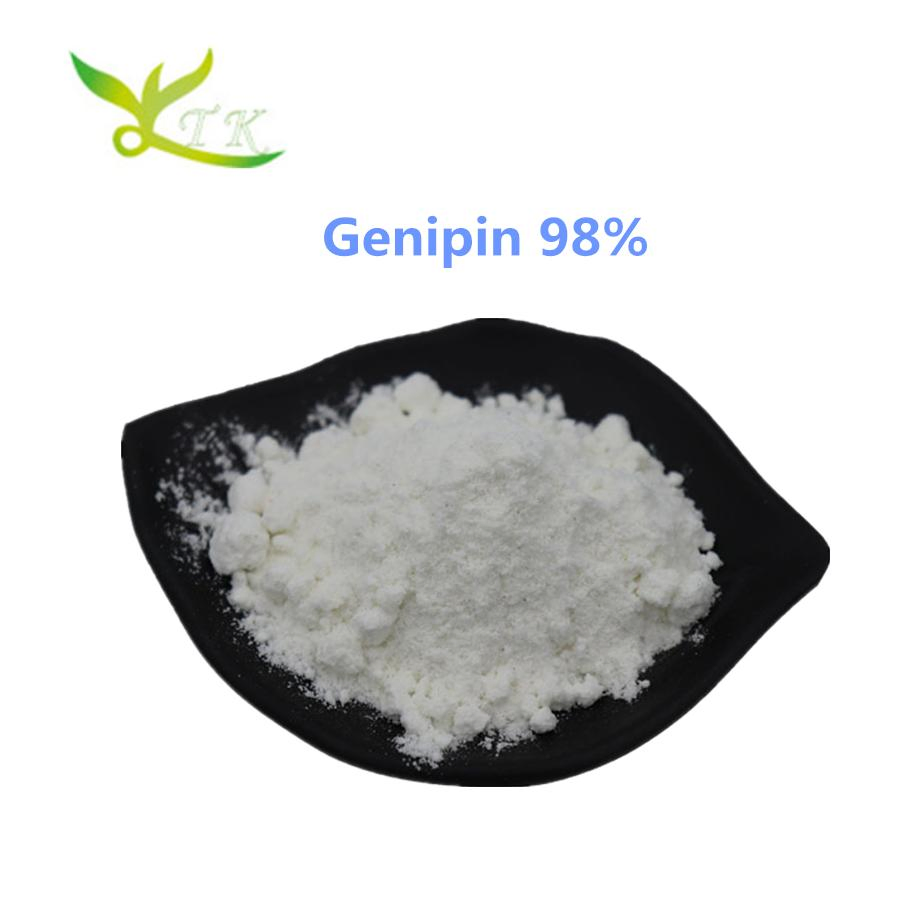 Natual Gardenia Extract 98% Genipin Powder CAS 6902 -77-8