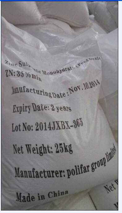Znso4 Zinc Sulphate Crystal Heptahydrate Famiqs ISO Feed Grade Fertilizer Grade